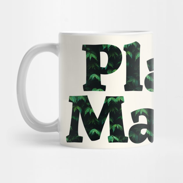 Plant Mama | Plant Lady Leaf Pattern by ABcreative